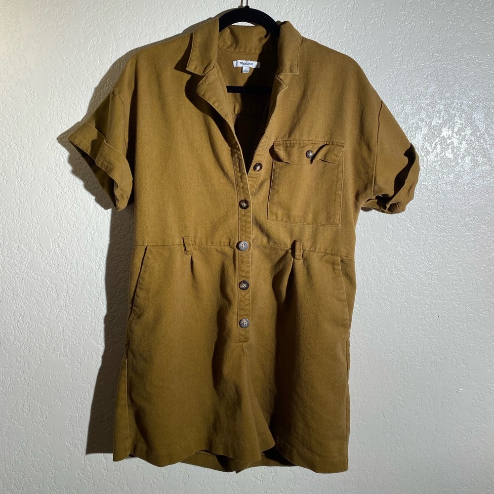 Madewell Olive Jumpsuit